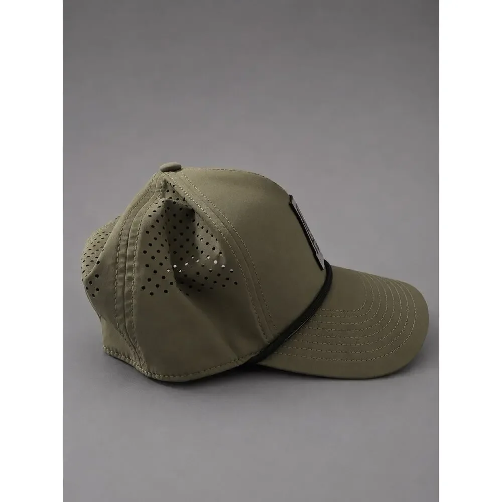 Branded Bills Performance 545 Appalachian State Mountaineers Olive Snapback Hat